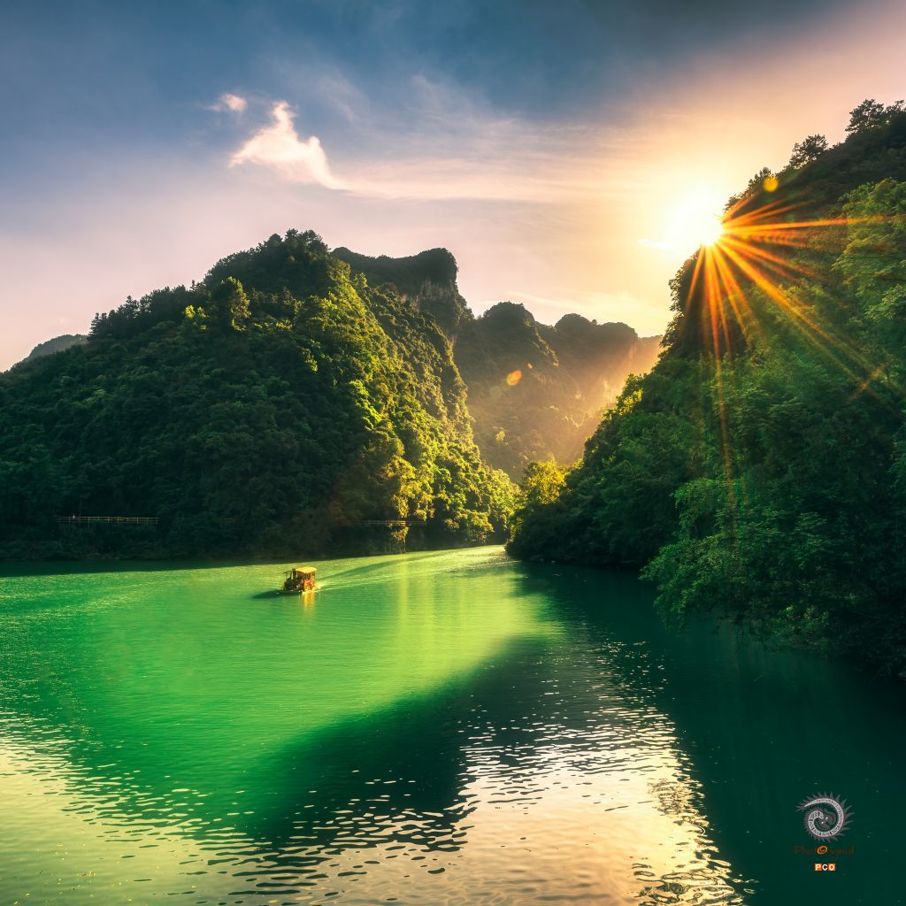 湖光山色