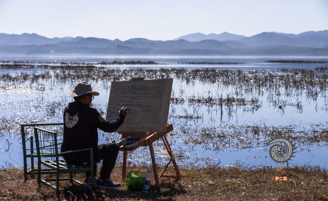 《笔下草海》
