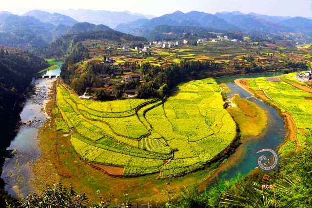 洪渡河大转弯