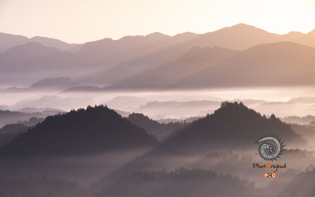 茶山日出