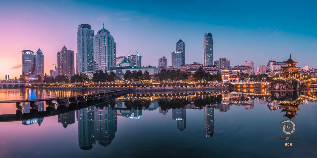 南明河畔景色