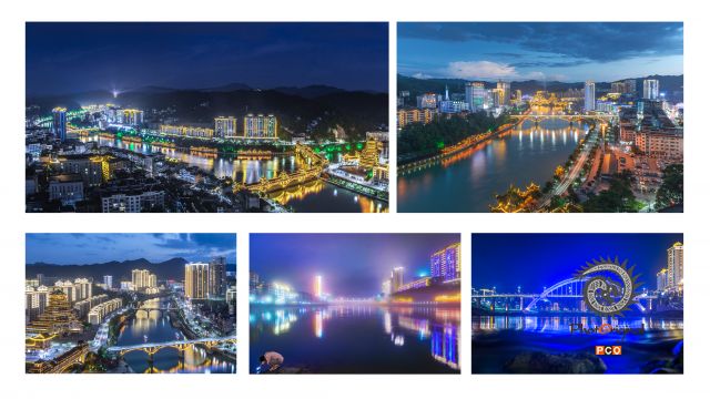 小城夜色