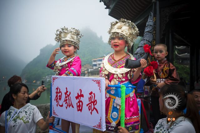 镇远的苗族儿童