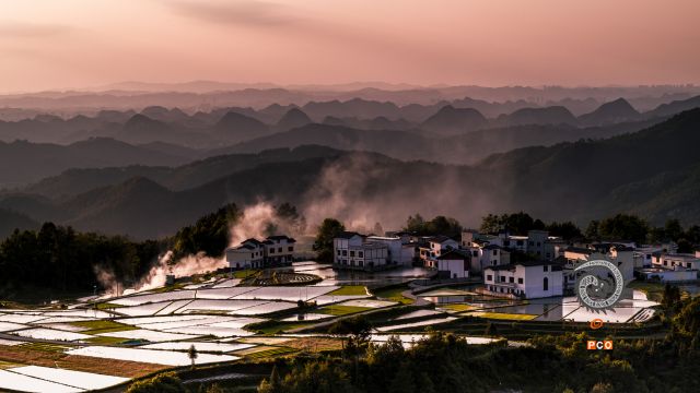 山村暮色