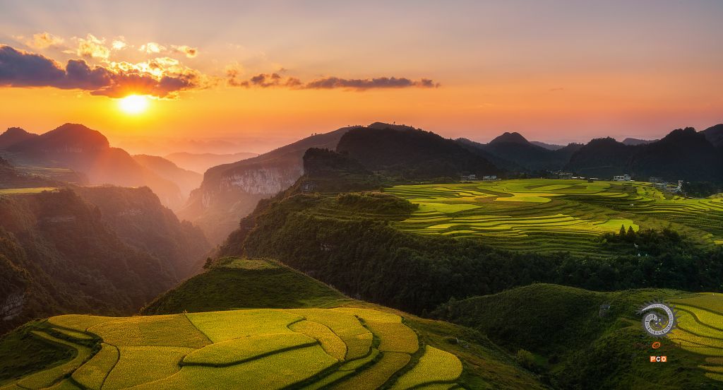 晚霞印像