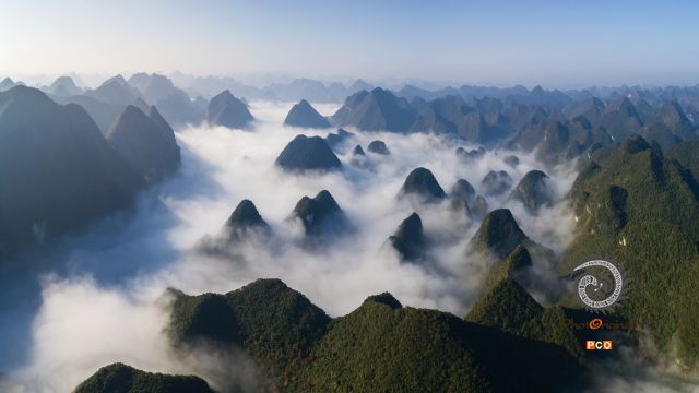 格凸河的云海