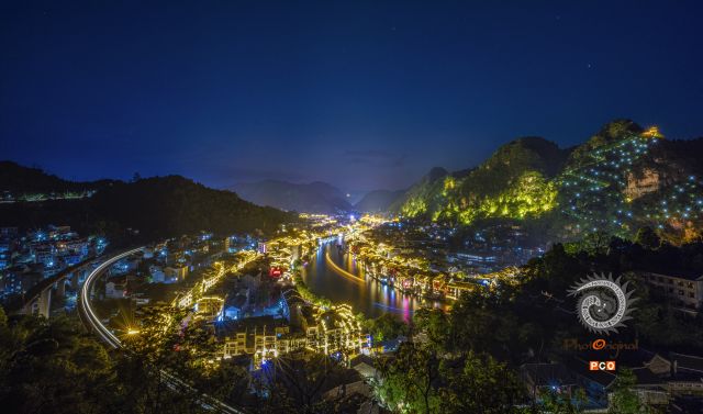 中国历史文化名城——镇远夜景