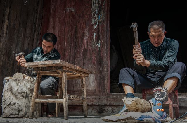 雕傩父子兵