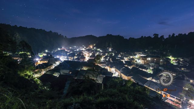 黄岗夜色