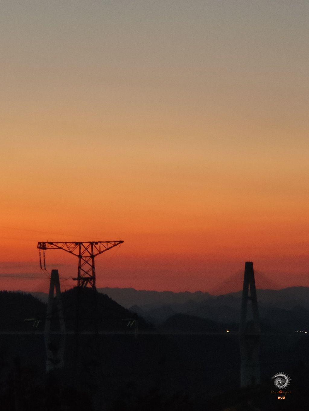 与夕阳共舞