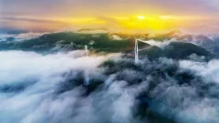 云霞漫绕湘江大桥