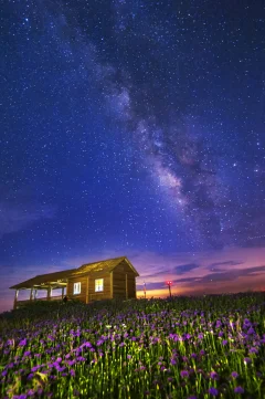 《韭菜坪的星空》