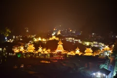 黎平侗寨夜景全景