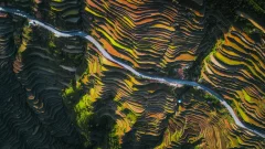 层层叠叠的加榜梯田