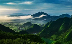 《峻秀仙人山》