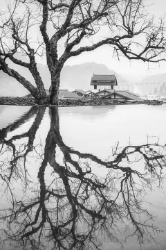 《石阡温泉的魅力倒影》