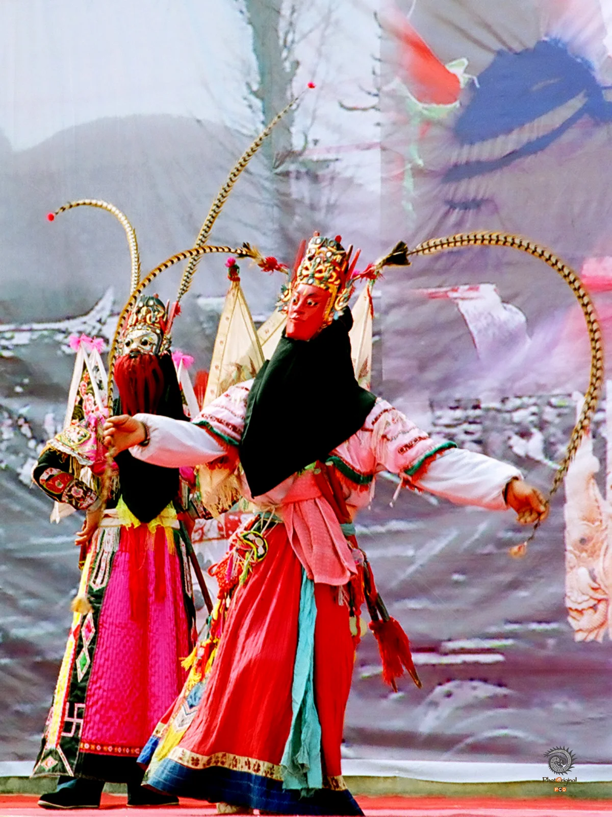 《地戏人物组照 》